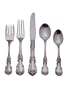 Reed & Barton Burgundy Sterling Silver 46-Piece Flatware Set with Chest, Service for 8, Large