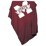 Mississippi State Bulldogs NCAA Sweatshirt Blanket Throw