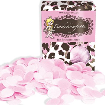 Badekonfetti rosa Perleberg