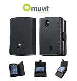 Muvit Housse Etui à clapet Xperia Mini Pro