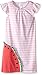 Gymboree Girls' Big Striped Watermelon Print Sleep Gown
