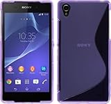 【Homu Homu】Xperia Z2 docomo SO-03F Sirius【全8色】スタイリッシュSラインTPU シリコンケース (パープル)(89-6)