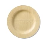 Bambu 11-Inch Round Veneerware Plates, Package of 25