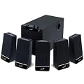 Genius SW-N5.1 1000W Speakers - Black