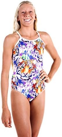 Nova Sport Swimsuits - SBBDL Bathing Suits for Women - Tigress Multicolor US Size 4