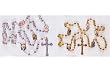 Padre Pio Rosary - 20in. Silver Tone Chain - Solid Construction - IMPORTED FROM ITALY Padre Pio Rosary - 20in. Silver Tone Chain - Solid Construction - IMPORTED FROM ITALY