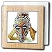 African Art - African Mask - Tile Napkin Holders