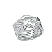 Silver Puzzle Style Ring