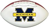 Michigan Wolverines Official Size Synthetic Leather Autograph Football