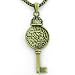 Kabbalah Shema Israel Prayer Key Protection Amulet Judaica Pendant Made in Israel(), Free 18 Inch Silver Chain, Free Gift Box. From the Judaica Collection By Devorah.