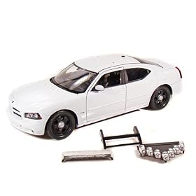 2006 Dodge Charger Police Car Blank 1 18 White from ABC Boat Parts