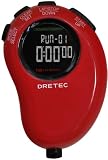 DRETEC(ドリテック) トラックギア 1/100秒ストップウォッチ 大容量メモリー レッド SW-115RD