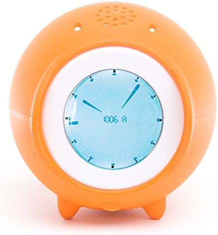 Ticky Runaway Analog Alarm Clock (Orange)