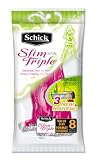 Shavers-Schick ST3 Slim Triple Disposable Razor For Her 8-Count (Pack of 3)  Free Shipping
