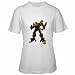 Search : Women's White T-Shirt of Transformers Bumblebee