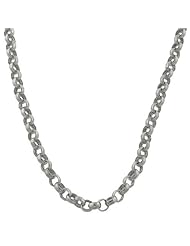 10 Karat White Gold Rolo Chain (3.2 mm Thick, 18 inch)