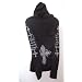 Faith on Sleeve Silver Cross Rhinestone Hoodie