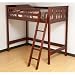 Base Camp Loft Bed in Cherry Finish: Cherry