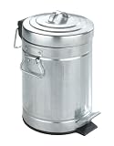 Produkt-Bild: Wenko 18759100 Kosmetik-Treteimer New York - 3 Liter, 18 x 27.5 x 23 cm, Blech-Optik