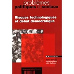 Risques technologiques et d�bat d�mocratique (n.941 octobre 2007)