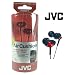 JVC Air Cushion Stereo Headphones Red HA-FX66-R