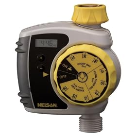 Nelson 56605 Nine Pre-Set Watering Cycles Electronic Water Timer by Nelson