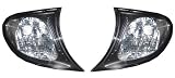 Produkt-Bild: Frontblinker Set, passend f&uuml;r 3er BMW E46 (nur Limo + Touring), Mod. Bj. 10/01-04/03, Ausf&uuml;hrung: Klarglas Schwarz.