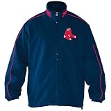 MLB Men's Boston Red Sox Baseball Full Zip Jacket (Navy, X-large)