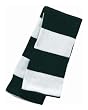 Rugby Stiped Knit Scarf