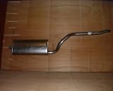 Muffler and tailpipe, 4.0L Petrol
