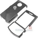 Carbon Fiber Look Shield Protector Case w/ Belt Clip for Samsung i760 SCH-i760