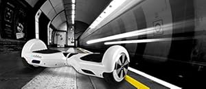 Mini Smart Self-balancing Two-wheel Electric Scooter with LED Light (white)