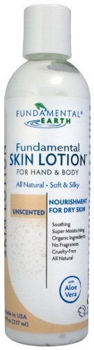 Fundamental Skin Lotion - for Hand & Body - Unscented Natural Skin Lotion - 8 Ounces - Made in USA