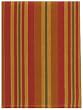 Durable Flat Weave 100% Cotton Rust Striped Dishtowel 18" X 28" Set / 6