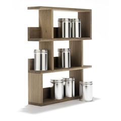 Caritas side by side Gew�rzregal Gourmet aus ge�lter, ger�ucherter Eiche, 42 x 36 x 8 cm