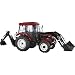 - NorTrac 60 HP Tractor with Front-End Loader and Backhoe