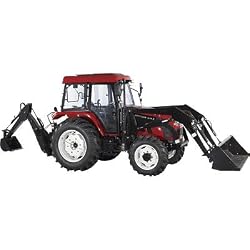 - NorTrac 60 HP Tractor with Front-End Loader and Backhoe