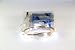 Micro LED 20 Cold White Color Lights Battery Operated on 7ft Long Silver Color Ultra Thin String Wire