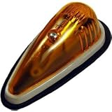 5 Pack of Amber Truck RV Cab Marker Lights - Teardrop Shape by Global Parts