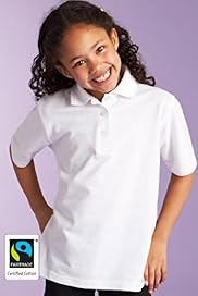 2 Pack Girls StainAway Polo Shirts