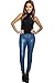 2LUV Women's Stretchy 5 Pocket Skinny Color Uniform Pants