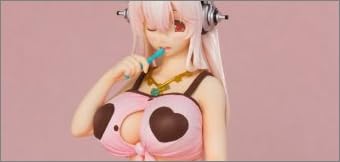 「すーぱーそに子」 1/8スケールフィギュア すーぱーそに子 歯みがきVer.
