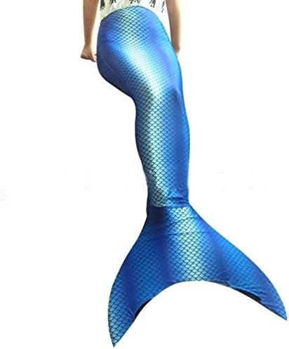 Mermaid Tail with Fin Swimsuit, STrATO® Mermaid Swimwear with Monofin for Swimming, Kid &amp; Adult Sizes, Multi-Color