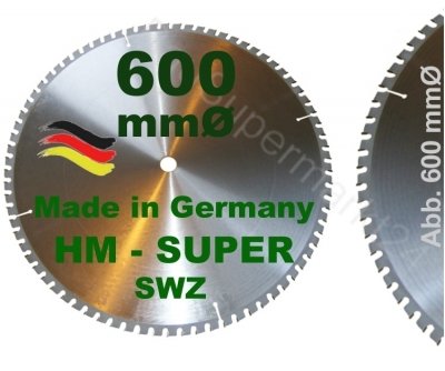 HM Kreissägeblatt 600 x 30 Z=