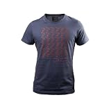 Pitico Fair Trade T-Shirt Grau/Blau - Wallpaper Orange - Slim Fitvon "Pitico"