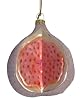 Sugared Fruit Decorative Exotic Glitter Pomegranate Glass Christmas Ornament 3"