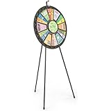 12 to 24 Slot 31" Black Floor Stand Prize Wheel