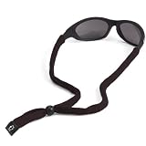 Chums Original Cotton Standard End Eyewear Retainer, Black