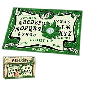Weed-Ja Marijuana-Theme Ouija Talking Board with Pointer