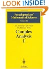 Complex Analysis I: Entire and Meromorphic Functions. Polyanalytic Functions and Their Generalizations (Encyclopaedia of Mathematical Sciences) (No.1)